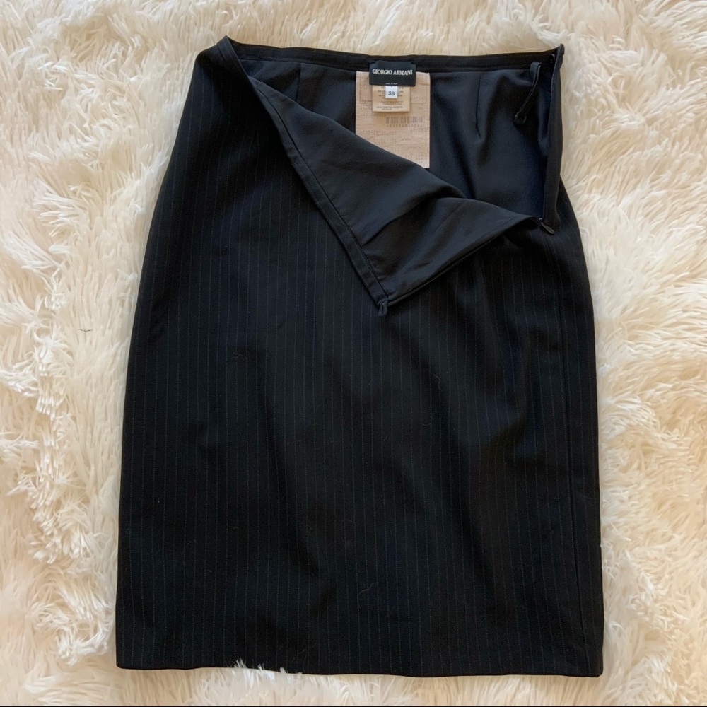 Giorgio Armani Pin Striped Skirt